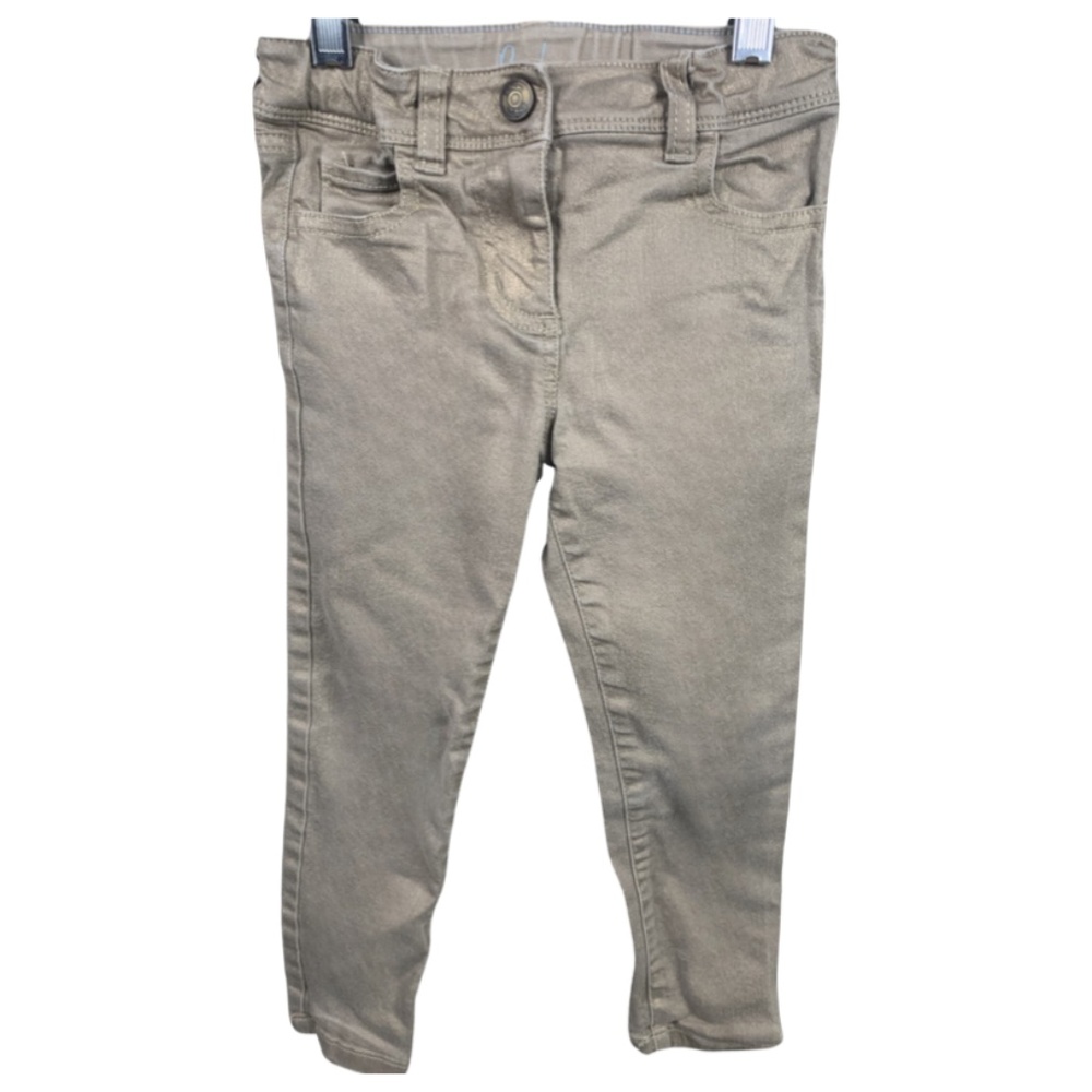 Boden Golden Shimmer Jeans with adjustable waistband 5Y
